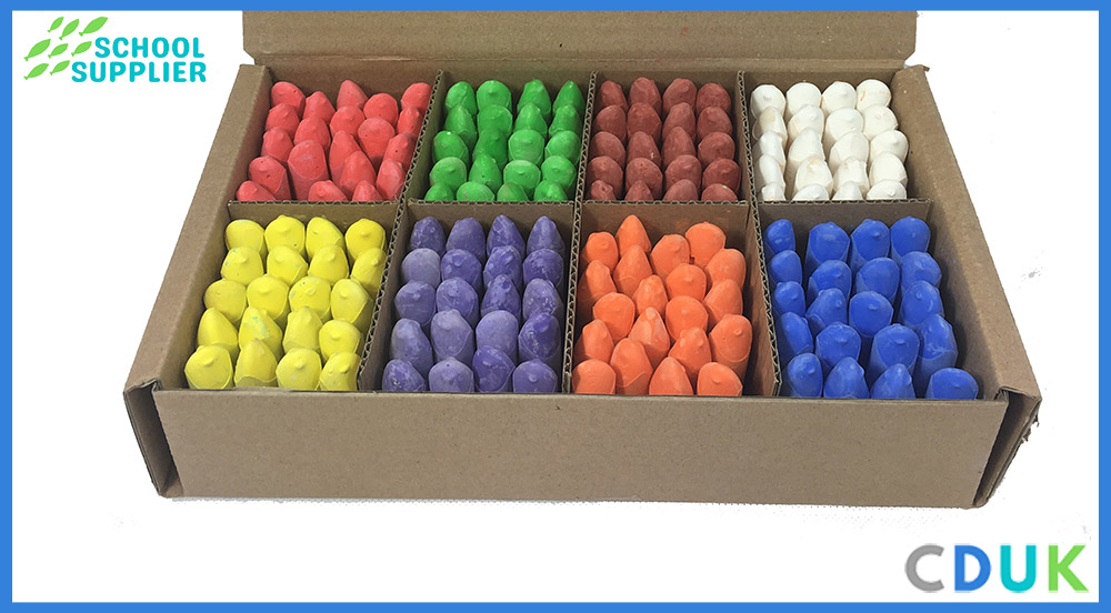 School coloured chalk