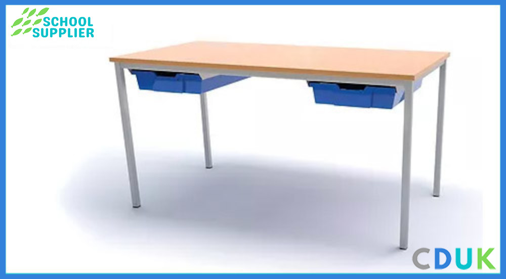 1100mm-x-550mm-Classroom-Table-with-2-Trays